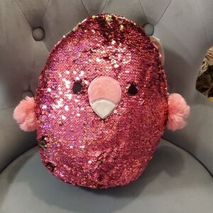 12" Sequins Flamingo Squishmallow